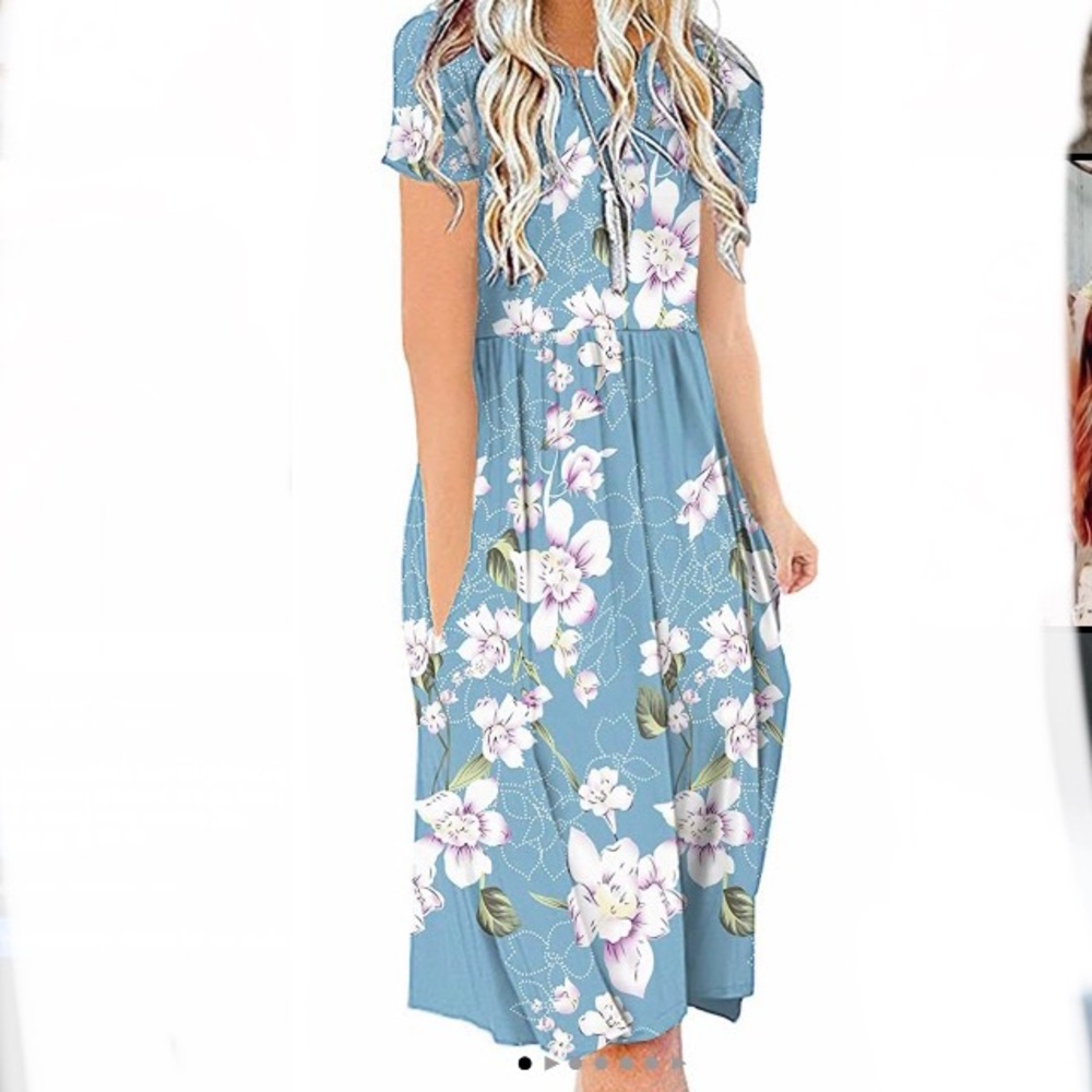 Blue summer dress